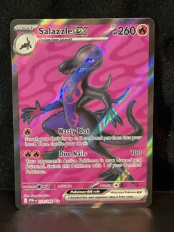 Salazzle EX 101/88 ME03: Perfect Order POR Pokemon TCG Holo Ultra Rare NM - Image 1