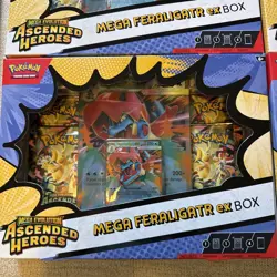 PRICE IS PER BOX - Pokemon Ascended Heroes Mega Feraligatr Ex Box - Image 5