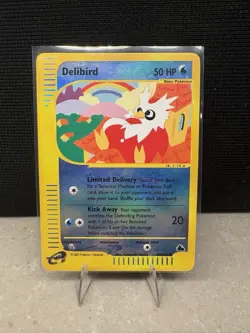 Delibird - 49/144 - Pokemon Skyridge Reverse Holo Nm - Image 1
