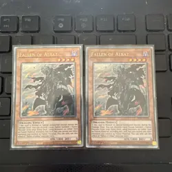 Yugioh: Fallen of Albaz - Quarter Century Secret Rare - RA01-EN021 - NM x2 - Image 1