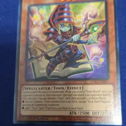 Konami Yu-Gi-Oh! TCG Toon Dark Magician LDS1-EN067 1st Edition Spellcaster ATK/… - Image 2
