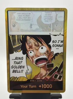 One Piece Gold DON!! OP15 Luffy Ring That Golden Bell Adventure On Kami's Island - Image 1