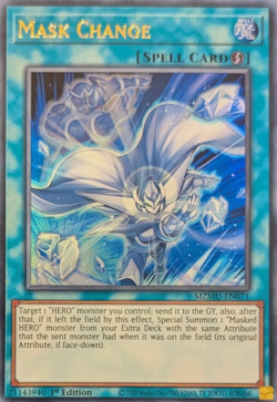 MZMU-EN071 Mask Change Ultra Rare 1st Edition YuGiOh NM Card - Image 1