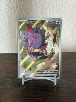 Pokemon TCG Journey Together N's Zorua 189 Black Star Promo - Image 1