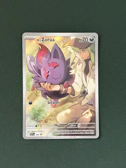 Pokemon TCG Journey Together N's Zorua 189 Black Star Promo - Image 3