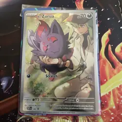 Pokemon TCG Journey Together N's Zorua 189 Black Star Promo Card Sealed - Image 1