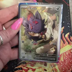 Pokemon TCG Journey Together N's Zorua 189 Black Star Promo Card Sealed - Image 4