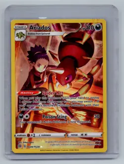 Ariados TG09/TG30 Brilliant Stars Trainer Gallery Holo Pokemon Card NM - Image 1