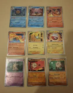 Lot of 34 Pokemon TCG Scarlet & Violet 151 EX, Holo & Reverse Holo Card NM - Image 3
