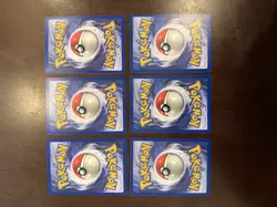 6x Eevee 51/64 NM Vintage Pokemon Card Lot WOTC 1995-99 Jungle Set - Image 4