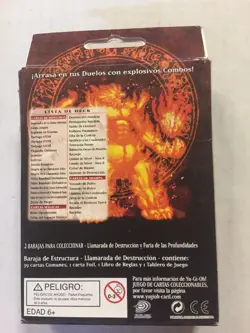 SPANISH Yugioh Blaze Of Destruction Theme Deck For Card Game CCG TCG - Image 2
