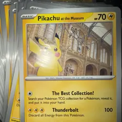Pokemon TCG Pikachu At The Museum Promo Card UK Exclusive - Image 4