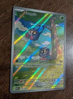 Pokemon Card Tangela 178/165 151 Ilustration Rare Scarlet 151 Near Mint - Image 2