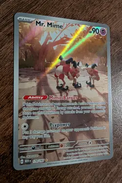 Mr. Mime 179/165 Scarlet & Violet 151 Set Pokemon Card (NM) - Image 2