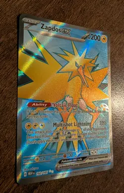 Zapdos ex 192/165 Ultra Rare Scarlet & Violet 151 Pokemon Card Near Mint - Image 2