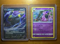 Pokemon Card Espeon 174 Umbreon V 203 Sword & Shield Promo Eevee Leafeon Flareon - Image 1