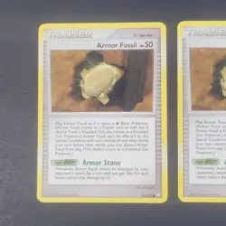 Pokemon TCG - 2x Trainer, Armor Fossil 116/123 - Mysterious Treasures 2007 NM/LP - Image 3