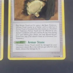 Pokemon TCG - 2x Trainer, Armor Fossil 116/123 - Mysterious Treasures 2007 NM/LP - Image 5