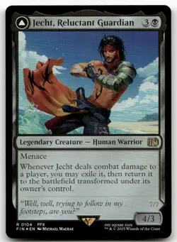 Jecht, Reluctant Guardian #104 (Foil) (NM) Final Fantasy FIN Magic MTG - Image 1