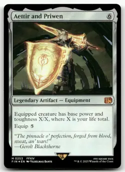 Aettir and Priwen #253 (Foil) (NM) Final Fantasy FIN Magic MTG - Image 1