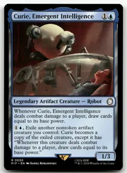 Curie, Emergent Intelligence #30 (NM) Fallout PIP Magic MTG - Image 1