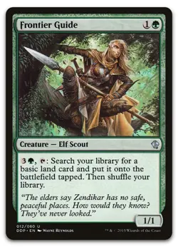 Frontier Guide #12 (NM) Zendikar vs. Eldrazi DDP Magic MTG - Image 1