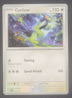 Pokemon TCG - Cyclizar 14/15 - NM - McDonald's Collection - 2023 Promo Non-Holo - Image 1