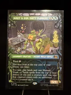 MTG TMT Mikey & Don, Party Planners (Showcase) Normal NM - Image 1