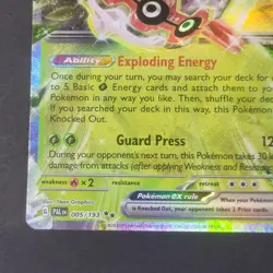Pokemon TCG - Forretress EX 005/193 - NM - Double Rare - Paldea Evolved - 2023 - Image 3