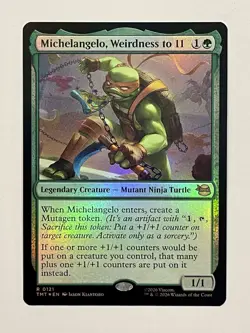 Michelangelo, Weirdness to 11 Teenage Mutant Ninja Turtles Foil - Image 1