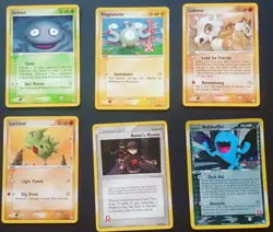 EX Team Rocket Returns Set #109, (6) Pokemon Cards, Holo, Reg, LP, MP, Condition - Image 1