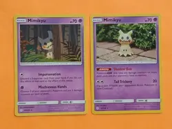 Pokemon Sun & Moon Cosmic Eclipse Mimikyu 96/236 Mimikyu 97/236 - Image 1