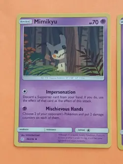 Pokemon Sun & Moon Cosmic Eclipse Mimikyu 96/236 Mimikyu 97/236 - Image 2