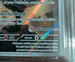 Alakazam MEP 009 Pokemon Center Stamp Black Star Promo Pokemon TCG - Ace 10 - Image 2