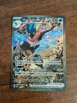 Greninja EX SVP 132 Shrouded Fable Black Star Promo Illustration Pokemon TCG NM - Image 2