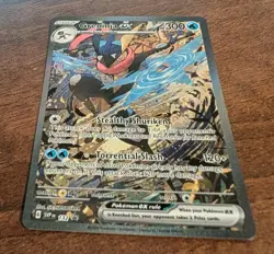 Greninja EX SVP 132 Shrouded Fable Black Star Promo Illustration Pokemon TCG NM - Image 4