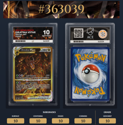 Giratina VSTAR GG69/GG70 Crown Zenith - Pokemon TCG - Ace 10 Perfect Subgrades - Image 1