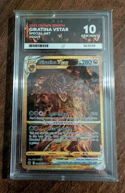 Giratina VSTAR GG69/GG70 Crown Zenith - Pokemon TCG - Ace 10 Perfect Subgrades - Image 2