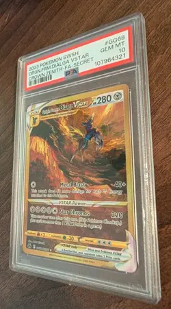 Origin Forme Dialga VSTAR - GG68/GG70 Crown Zenith Pokemon TCG PSA 10 Gem Mint - Image 3