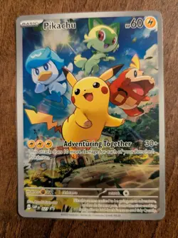 Pikachu SVP027 Paldea Evolved EN Black Star Promo Holo SVP EN 027 Pokemon TCG - Image 2