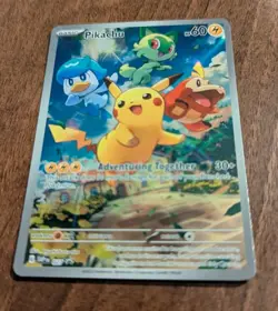 Pikachu SVP027 Paldea Evolved EN Black Star Promo Holo SVP EN 027 Pokemon TCG - Image 3
