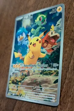 Pikachu SVP027 Paldea Evolved EN Black Star Promo Holo SVP EN 027 Pokemon TCG - Image 4