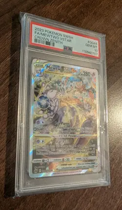 Mewtwo Vstar GG44/GG70 Crown Zenith Pokemon TCG PSA 10 Gem Mint - Image 3
