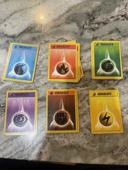 1999 Pokemon WOTC Pokemon Base Set Energy Lot Of 27 - Image 1