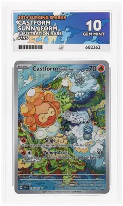 Pokemon TCG - Castform Sunny Form 195/191 - Surging Sparks - ACE 10 - Image 1