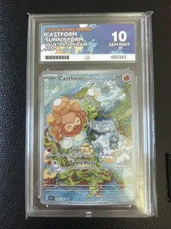 Pokemon TCG - Castform Sunny Form 195/191 - Surging Sparks - ACE 10 - Image 3