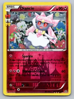 Diancie RC22/RC32 Uncommon Generations Pokemon Reverse Holo Lightly Played - Image 1