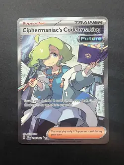 Ciphermaniac's Codebreaking 198/162 SV05 Temporal Forces Holo Pokemon TCG Card - Image 1