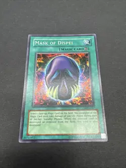 Mask Of Dispel LON-017 Super Rare Unlimited Edition Excellent YuGiOh - Image 1