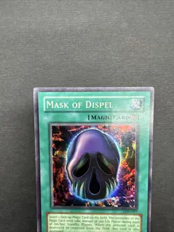 Mask Of Dispel LON-017 Super Rare Unlimited Edition Excellent YuGiOh - Image 3